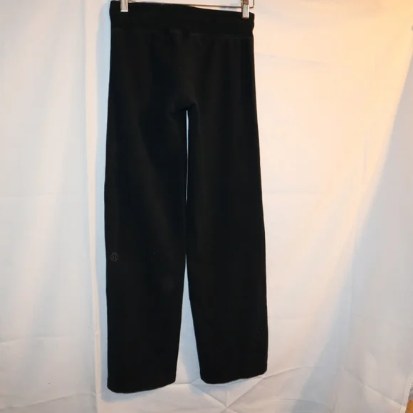 Y2K Lululemon  Black  Drawstring Flare Pant Size Small - Picture 7 of 13